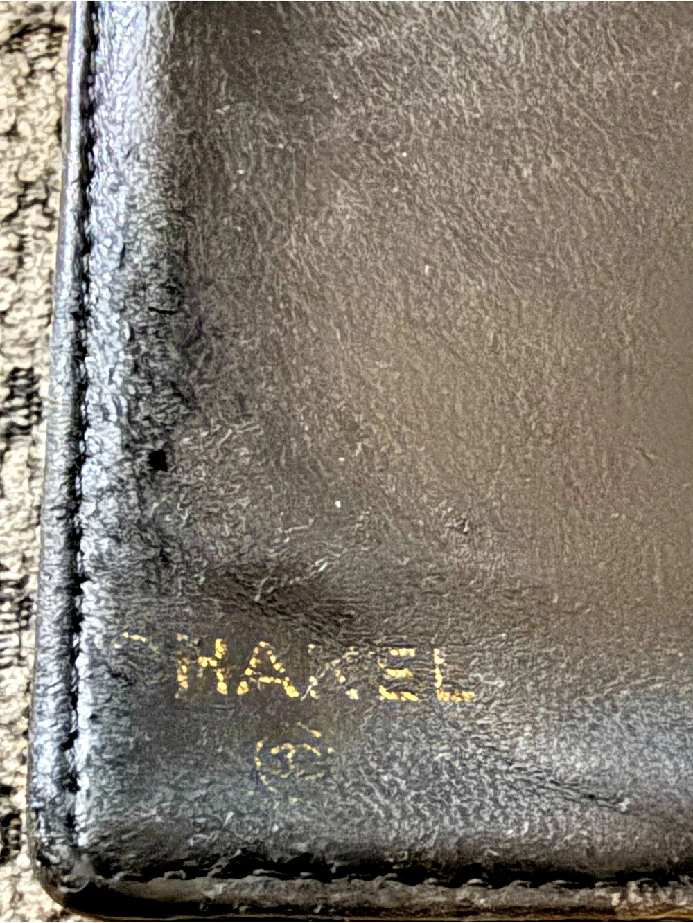 Chanel Vintage Chanel Caviar Leather CC Logo Bifold Kisslock Long Wallet Vintage - Picture 9 of 15